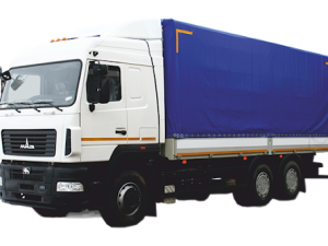Бортовой грузовик МАЗ-6312C9-520-010 (с тентом)